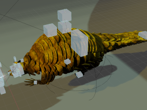 pangolin character rigged 3D 모델