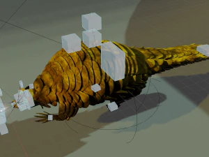 pangolin character rigged 3D Model