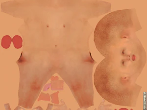 kaloghlan character rigged and animated with autorig pro 3D Model