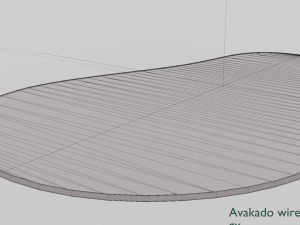 Avacado type carpet - rug 3D Modello 3D