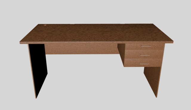 office table 3D 模型 .c4d .max .obj .3ds .fbx .stl .blend 