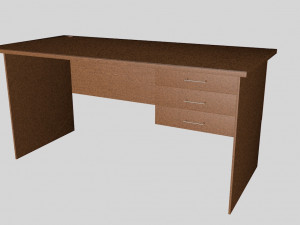 office table 3D 模型