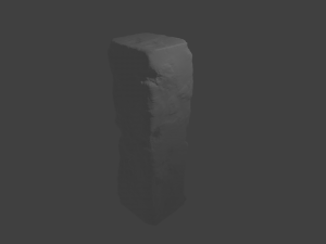 high poly detailed pillar 3D Модель