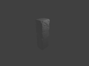 high poly detailed pillar 3D Модель