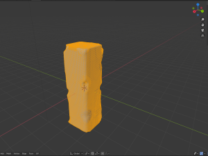 high poly detailed pillar 3D Модель