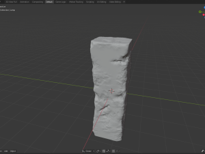 high poly detailed pillar 3D Модель