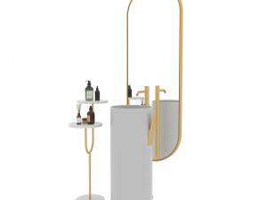 Inbani Giro Tap and Sink  3D-Modell