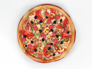 pizza 3Dモデル