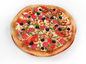 pizza 3Dモデル