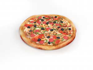 pizza 3Dモデル