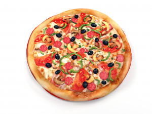 pizza 3Dモデル
