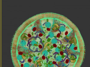 pizza 3Dモデル