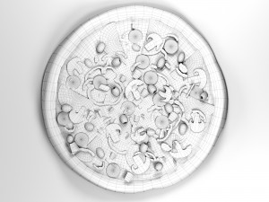 pizza 3Dモデル