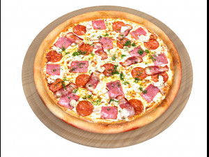 5 pizzas 3D Модель