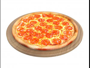 5 pizzas 3D Model