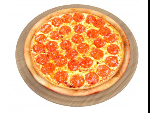 5 pizzas 3D Model