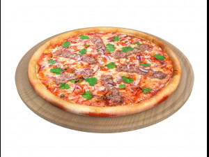 5 pizzas 3D Модель