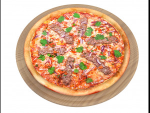5 pizzas 3D Модель