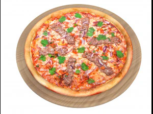 5 pizzas 3D Model