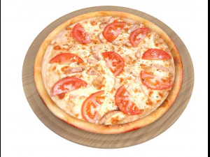 5 pizzas 3D Model