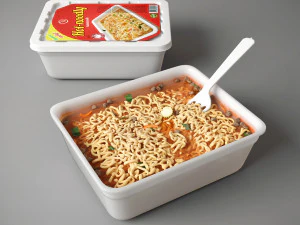 instant noodle 3D Model