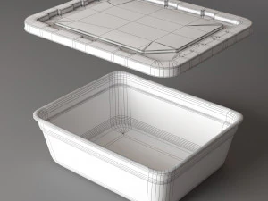 fideos instant&aacute;neos Modelo 3D