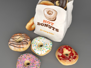 donuts collection Modelo 3D