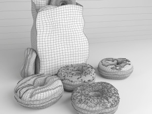 donuts collection Modelo 3D