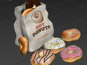 donuts collection Modelo 3D