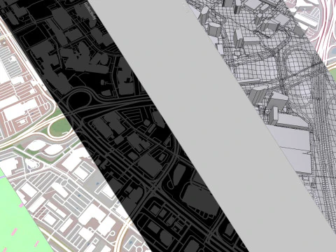 Paisagem urbana Tysons Virg&iacute;nia Estados Unidos Modelo 3D