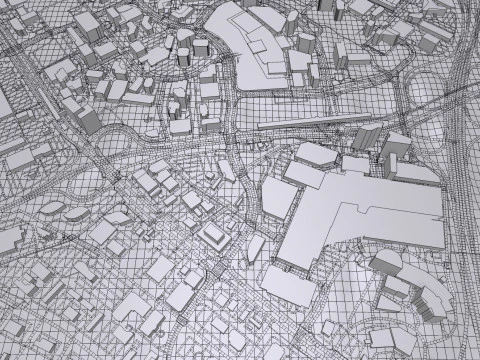 Paisagem urbana Tysons Virg&iacute;nia Estados Unidos Modelo 3D