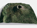 Mountain landscape Voclano Vesuvius Naples Modèle 3D