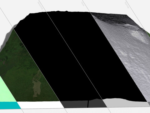 Voclano Nyiragongo Virunga Mountains of Africa 3D 모델
