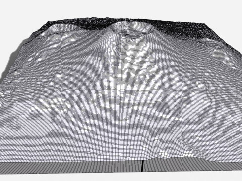 Voclano Nyiragongo Virunga Mountains of Africa 3D 모델