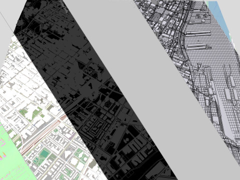 Cityscape Montreal Quebec Canada 3D Model
