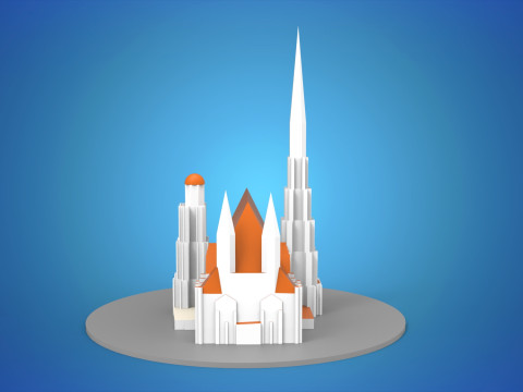 St Stephens Cathedral Wien 3D मॉडल