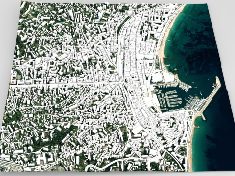 Cityscape Cannes France Model 3D