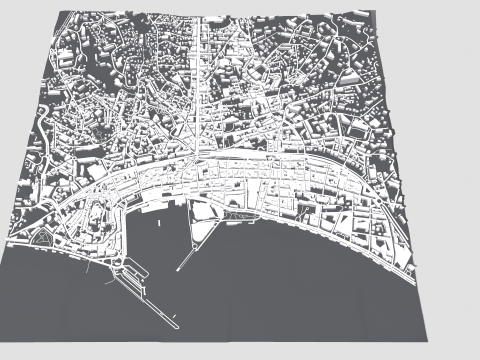 Cityscape Cannes France Model 3D