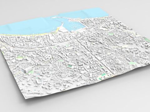 Cityscape Cannes France Model 3D