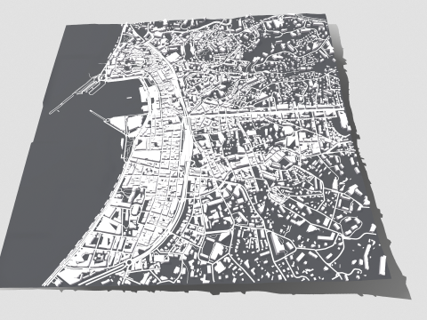 Cityscape Cannes France Model 3D
