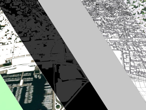 Cityscape Cannes France Model 3D