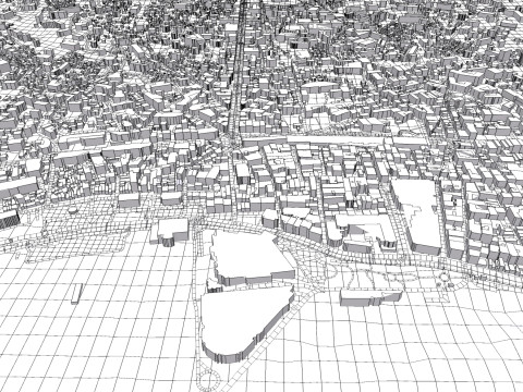 Cityscape Cannes France Model 3D