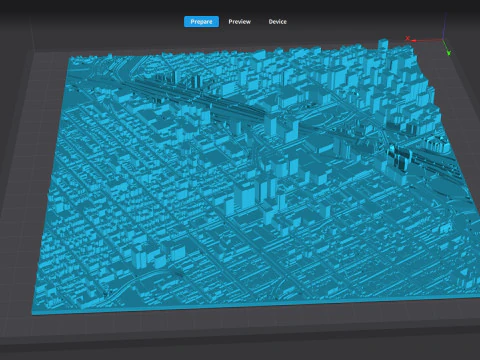 Cityscape Ottawa Canada 3D Model