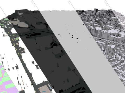 Cityscape Ottawa Canada Modelo 3D