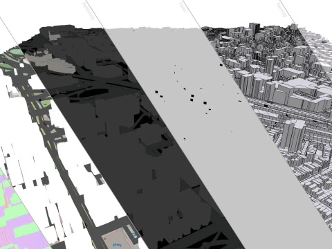 Cityscape Ottawa Canada 3D Model