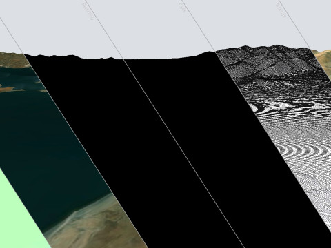 Lake Langa Tso China Modello 3D