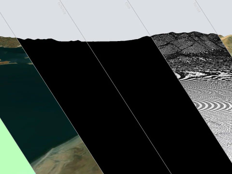 Lake Langa Tso China 3D Model