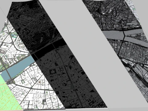 Cityscape Budapest Hungary 3D Print Model