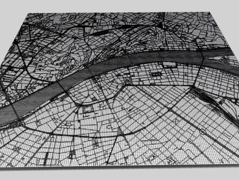 Cityscape Budapest Hungary 3D Print Model