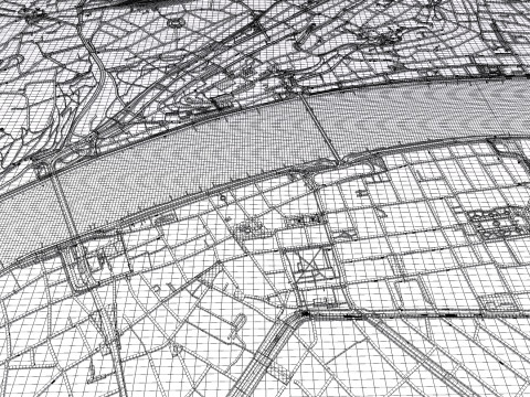 Cityscape Budapest Hungary 3D Baskı Modeli
